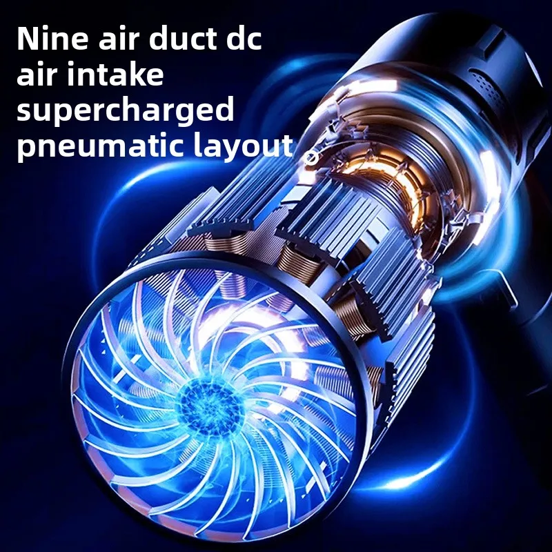 Long-life Portable Wireless Multi-functional High-power Dry and Wet Dual-purpose Mini Car Vacuum Cleaner Car Vacuum