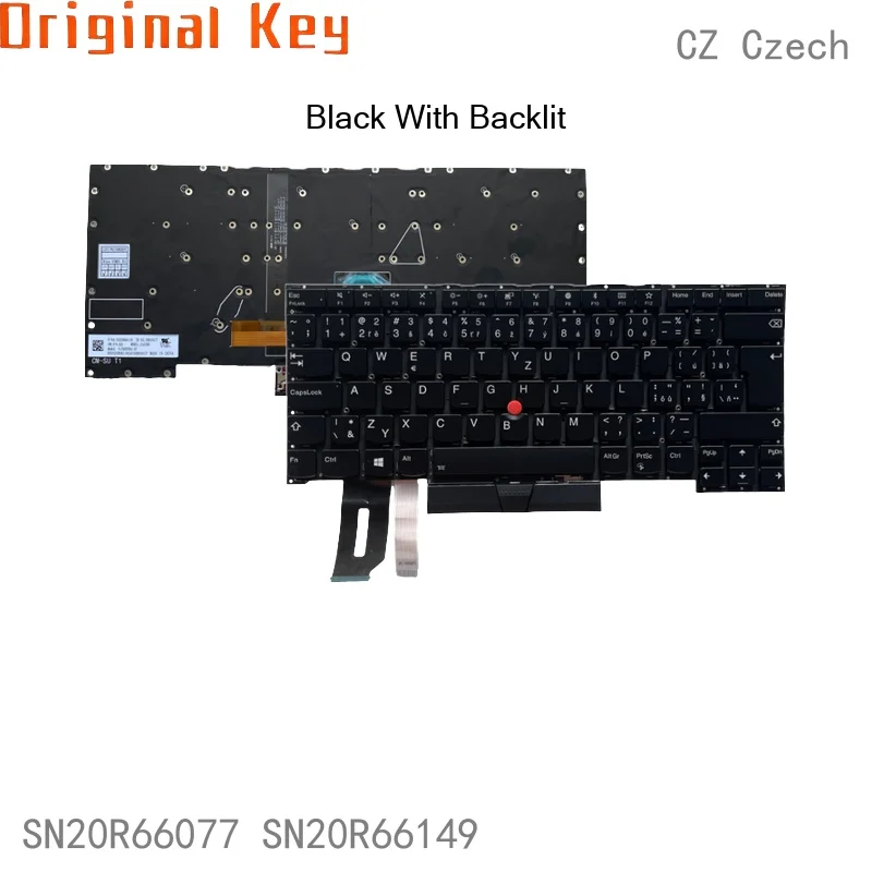 Black for Thinkpad T490s T495s SN20R66053 SN20R66044 SN20R66057