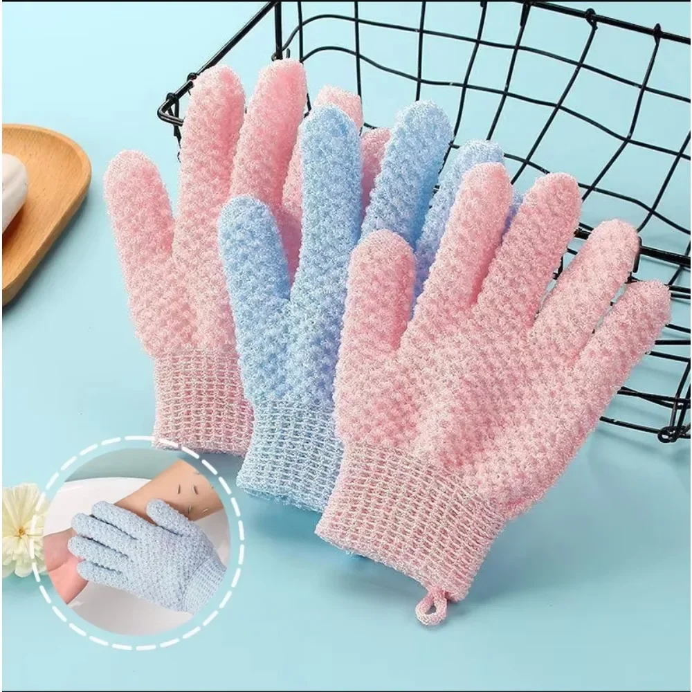 

2Pcs Exfoliating Bath Gloves For Shower - Deep Exfoliating, Body Scrub Shower Scrubber Shower Exfoliating Gloves For Women & Men