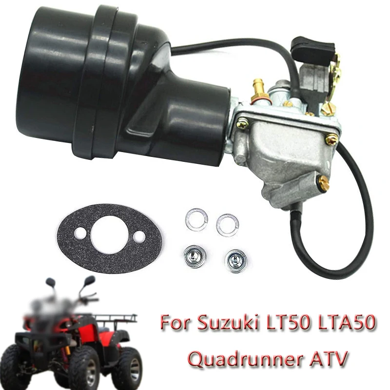 1 conjunto de carburador carb para suzuki lt50 lta50 1985-2006 quadrunner atv quad com conjunto de filtro de ar ferramentas de carro