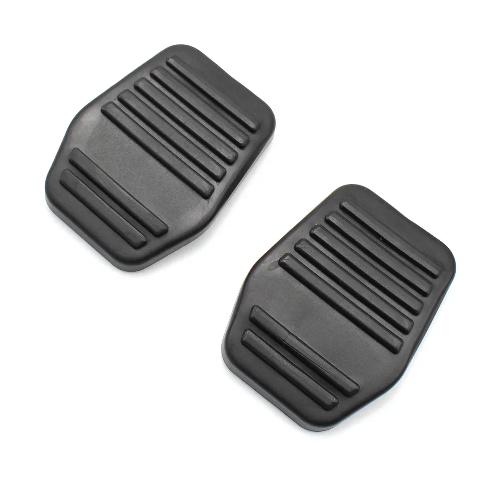 Car accessories 2PCS/Set Rubber Brake Clutch Black Pedal Cover Pads Covers For Ford Transit MK6 MK7 2000-2014 6789917