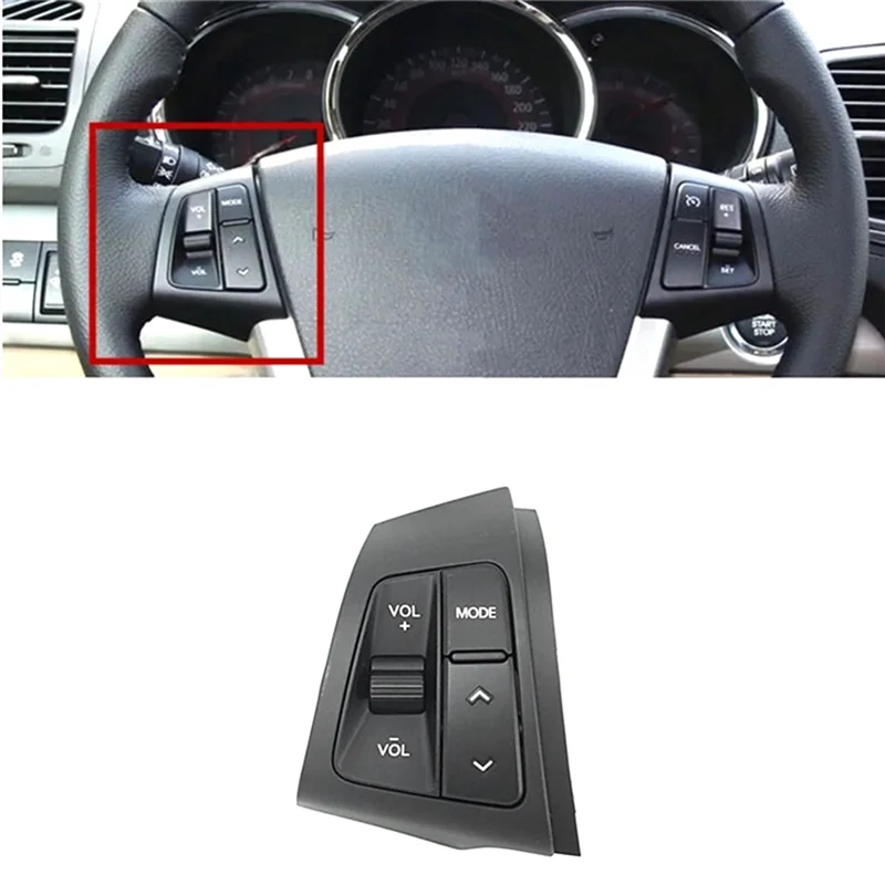 

1Pair Steering Wheel Remote Control Switch MODE Volume Cruise Button For Kia Sorento 2011-2013 96700-2P000CA 967102P000-A99D