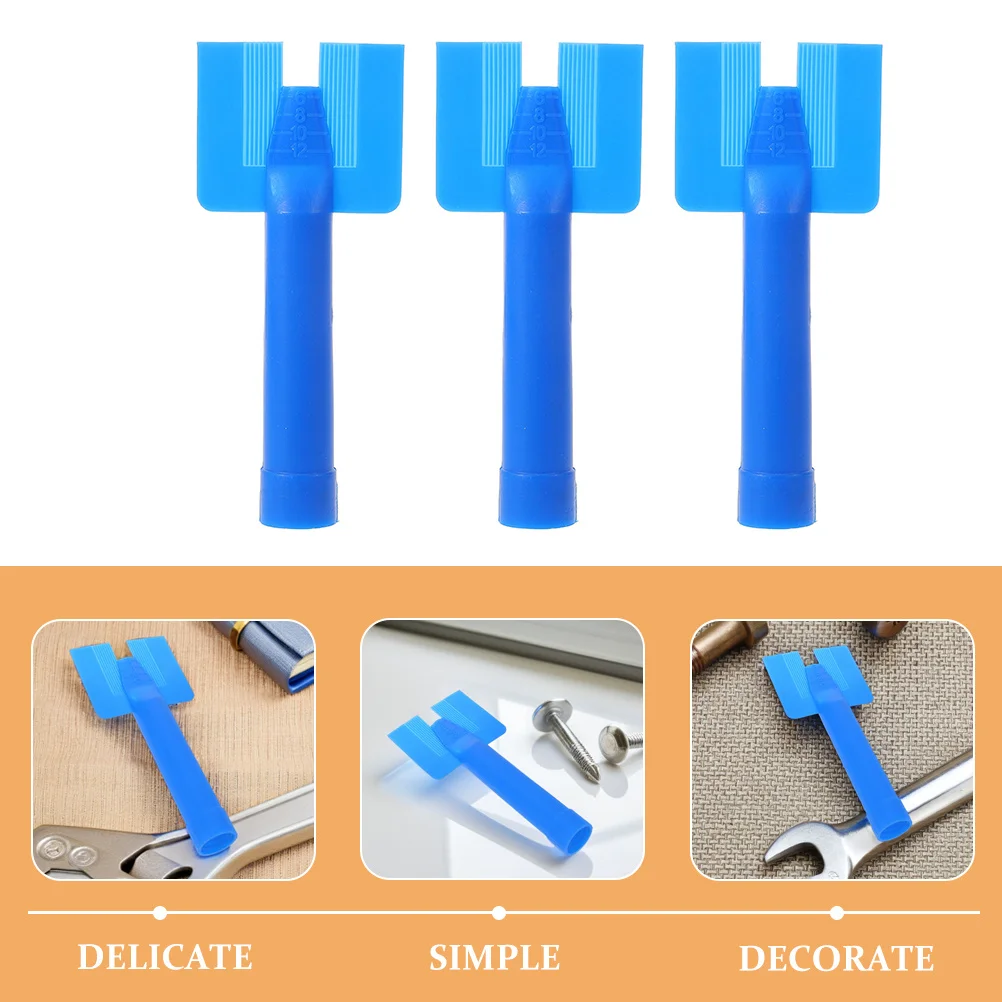 6Pcs Universal Caulking Nozzles Plastic Sealant Tips for Auto Repair Precise Silicone Dispensing Reusable Caulk Applicator