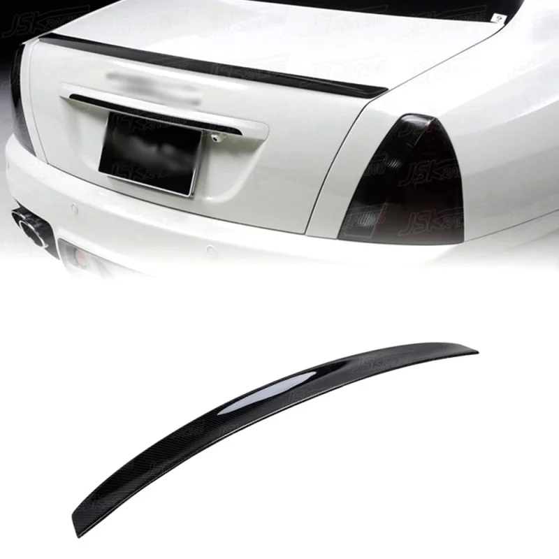 

Carbon Fiber Rear For 2005-2008 Maserati Quattroporte Car Trunk Spoiler Ducktail Tail Wing Modified Upgraded Wald Style