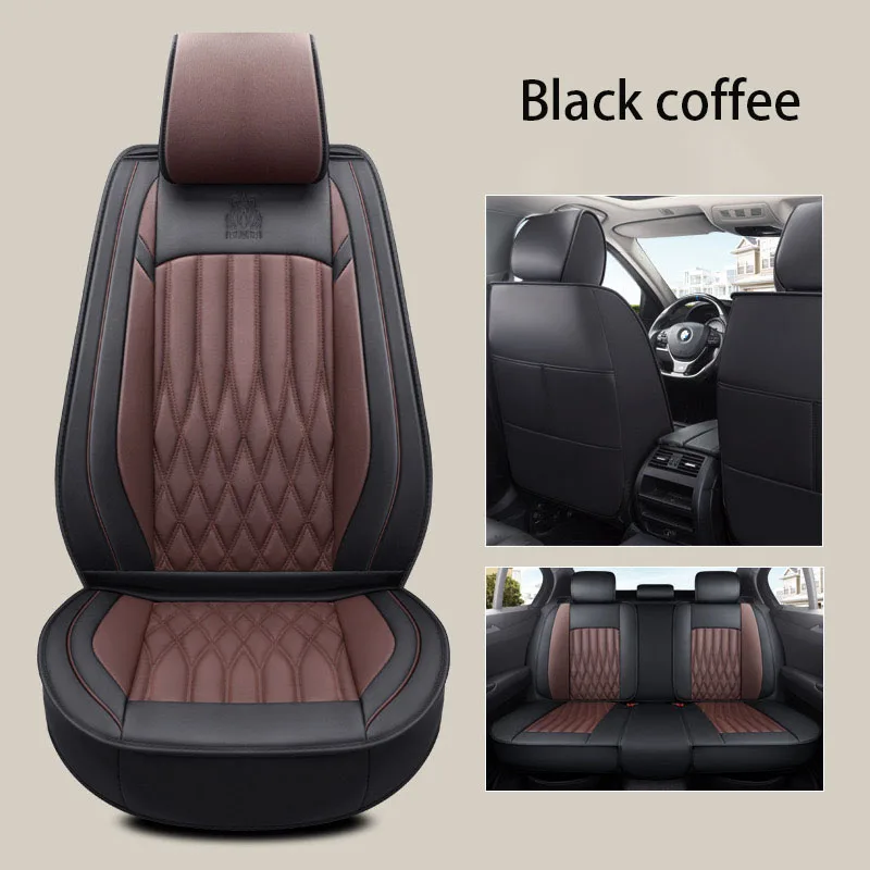 Universal Leather car seat covers For Chery EQ QQ Ice Cream  EQ1 Tiggo 3xe EQ7 A1 A3 all car model accessories Vehicle supplies