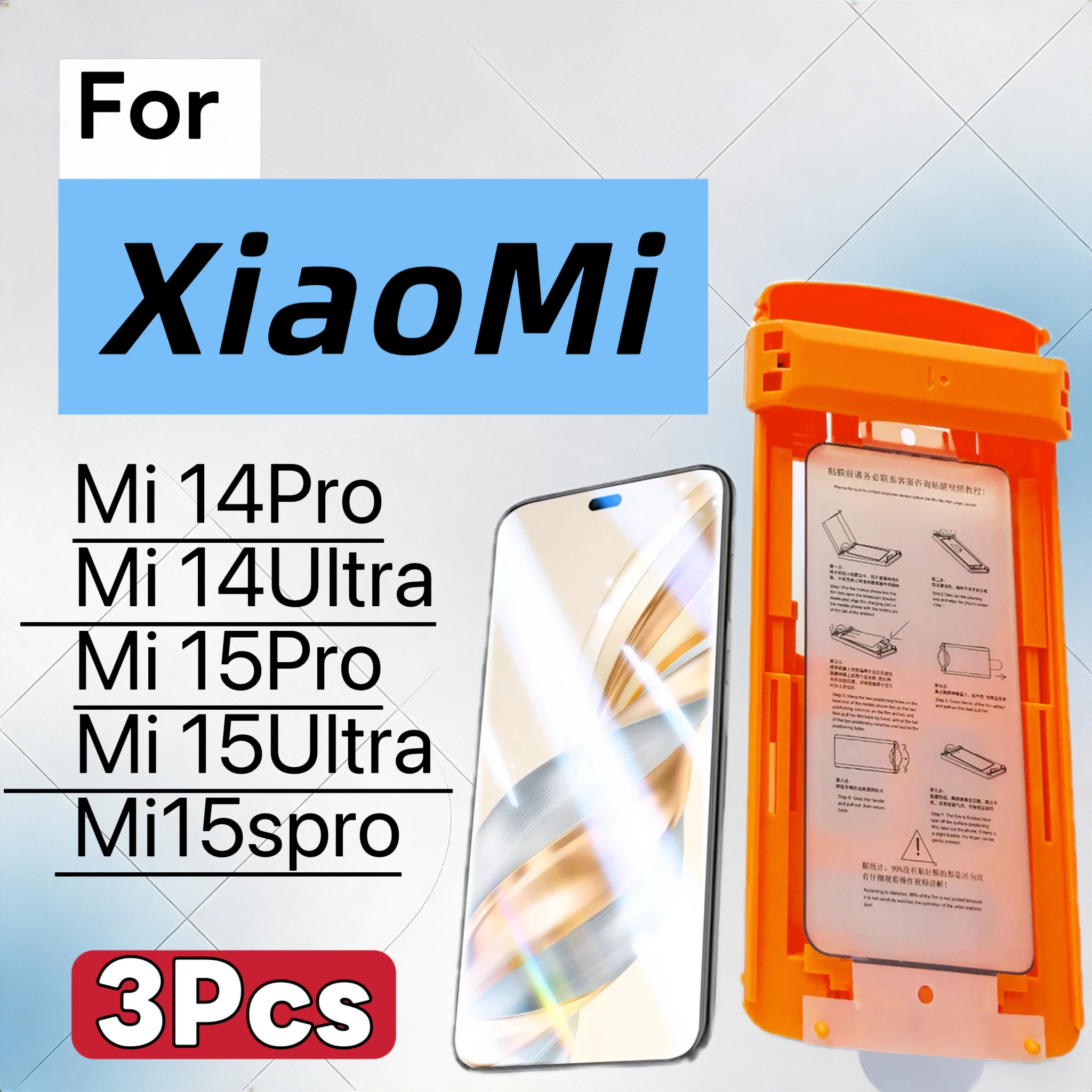 

3Pcs HD Screen Protector For Xiaomi 14 Pro 14 Ultra 15 Pro 15 Ultra 15S Pro Soft Protective Film Not Tempered Glass