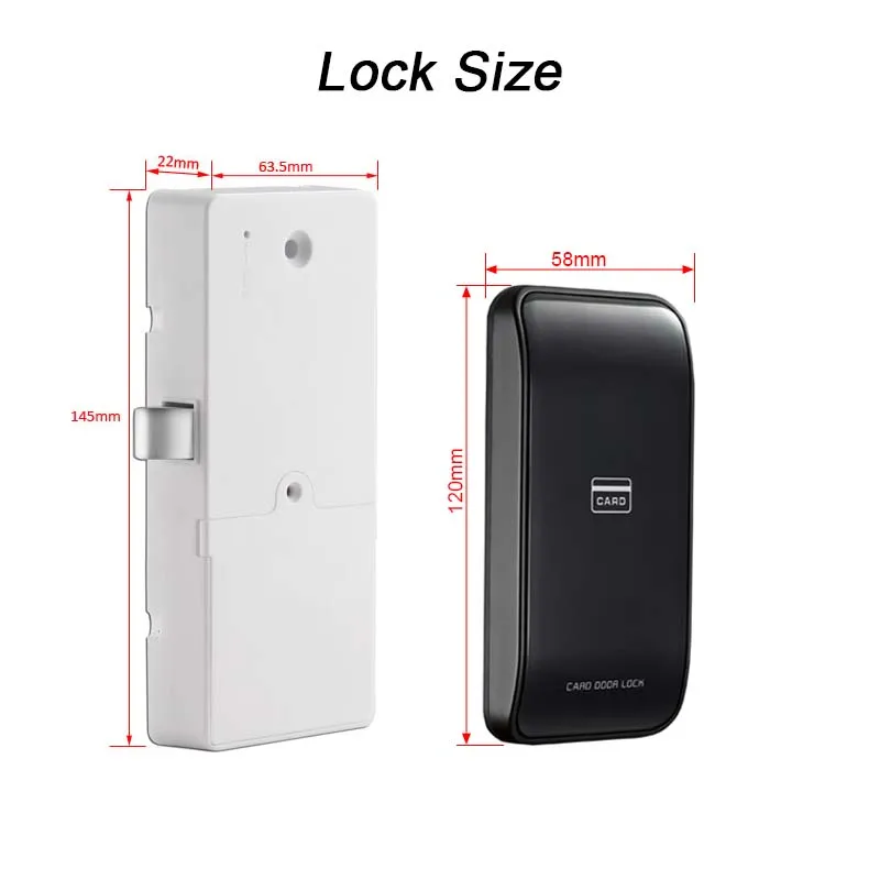 Electronic EM 125KHZ RFID Card Locker Sauna Cabinet Lock