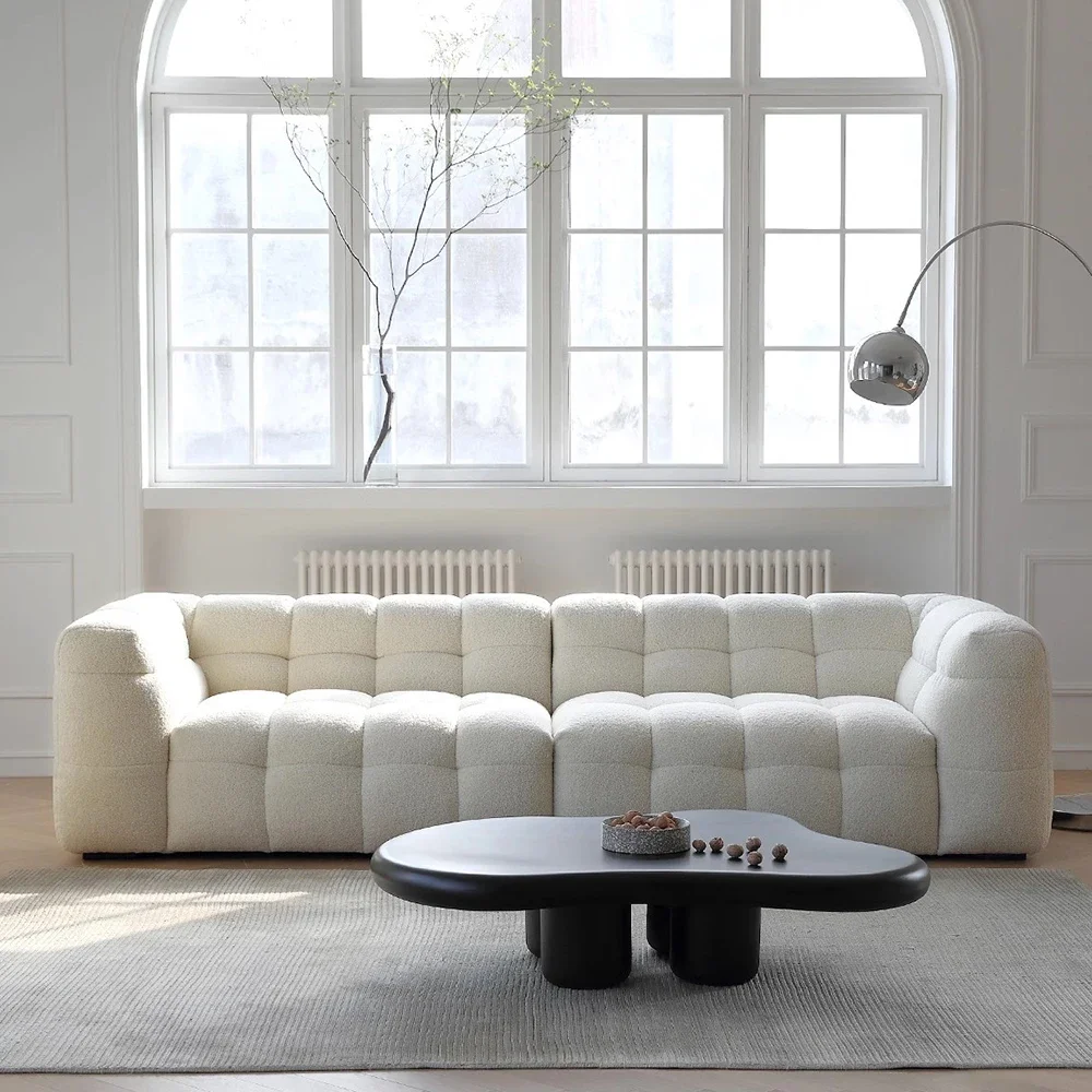 Sofás de terciopelo de lujo para sala de estar, sofás modernos para adultos, réplicas de diseño elegantes, sofás relajantes blancos, muebles para el hogar Woonkamer Banken