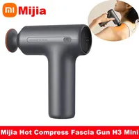 New Xiaomi Mijia Hot Compress Fascia Gun H3 Mini 12kg Strong Thrust Sports Fitness Muscle Deep Massage Portable Massager