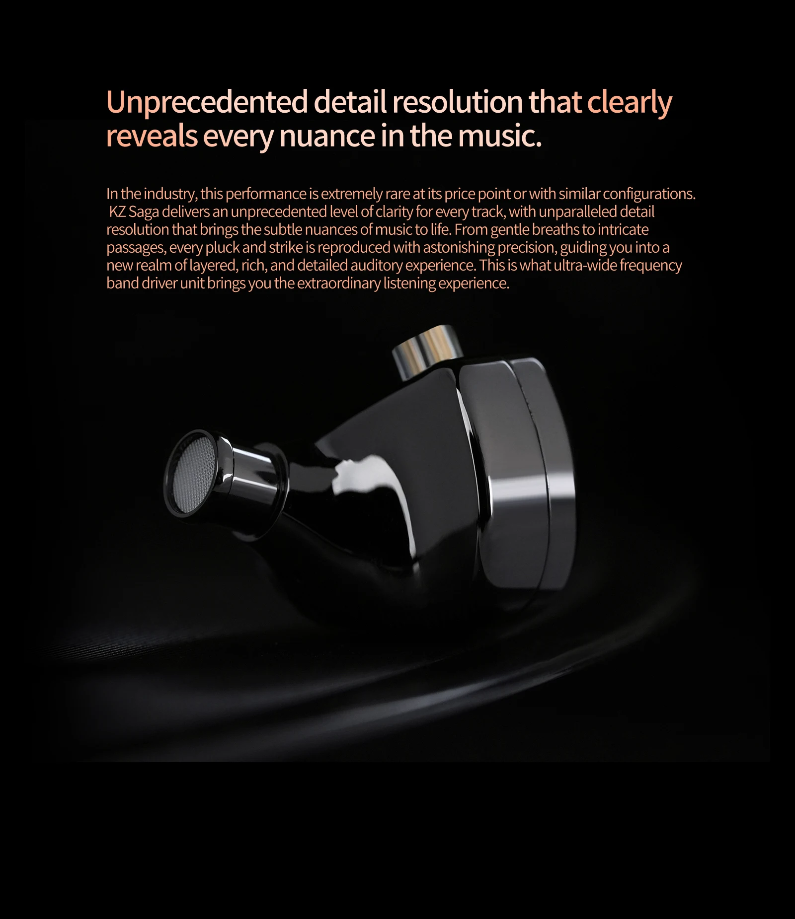 KZ ساغا سماعة أذن سلكية عالية الأداء معدن HIFI باس تحسين 3.5 مللي متر في الأذن ياربود مع هيئة التصنيع العسكري إلغاء الضوضاء لمراقبة المسرح