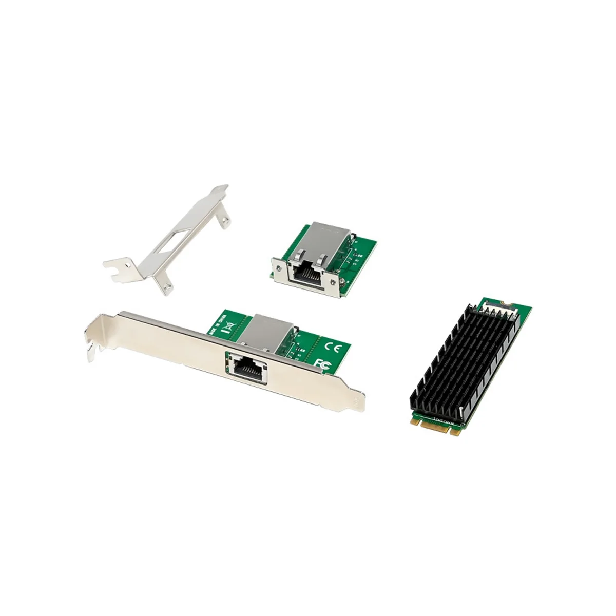 Imagem -03 - Adaptador de Rede Ethernet Placa de Rede Ethernet Controle Industrial Servidor de Classe M.2 b Mais m Porta Única 10 Gbps Rj45 Aqc107