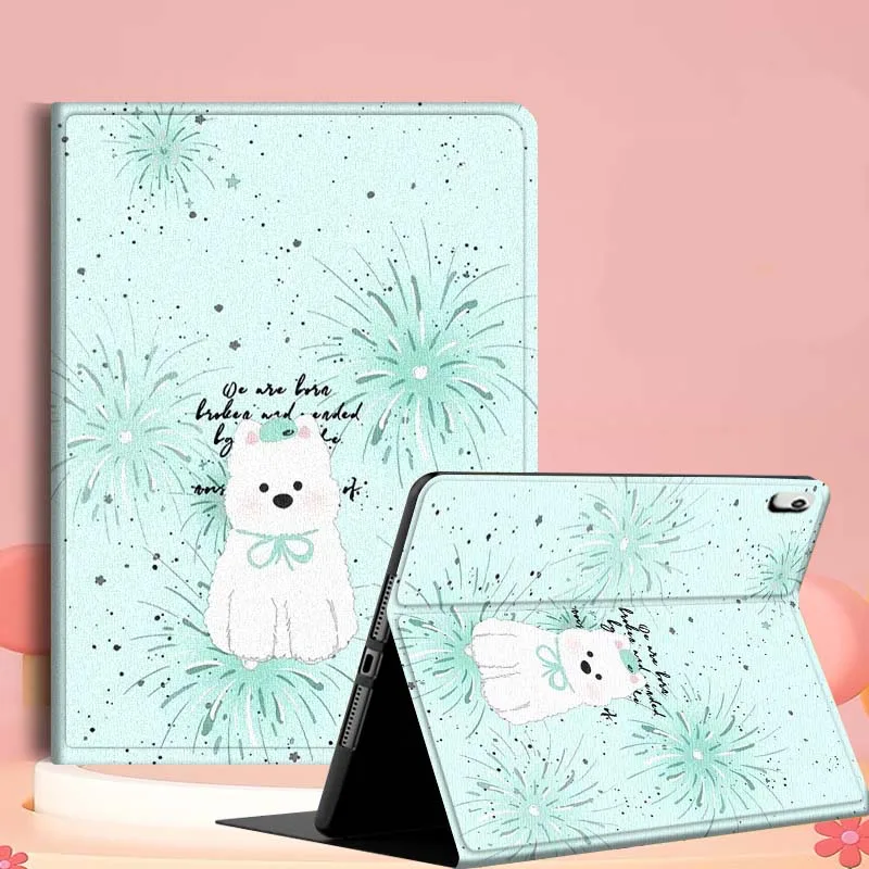 

Firework Puppy Pattern For iPad mini Air 1 2 3 4 5 6 7 6th 7th 9 11 13 M3 M2 gen 7.9 8.3 10.9 Inch 2025 Tablet Case