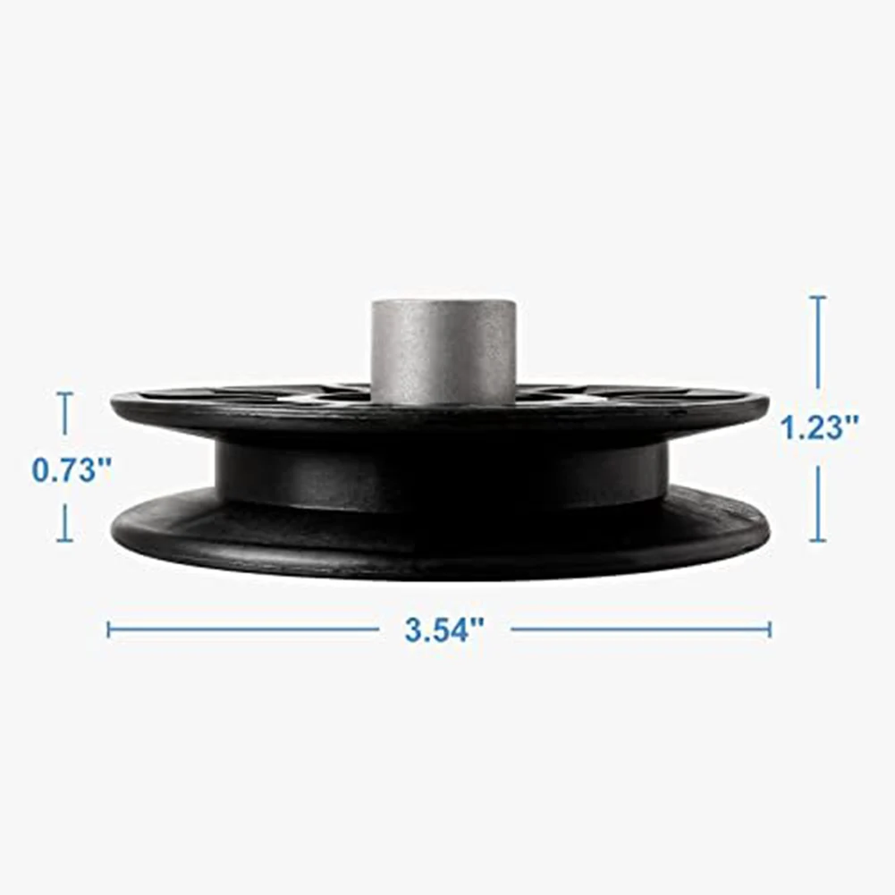 2pcs Drive V Groove Idler Pulley for 194326 Fits For YT3000 YET4000 4500 GT6000 and YTH21K46 Lawn Mowers Replacement Part
