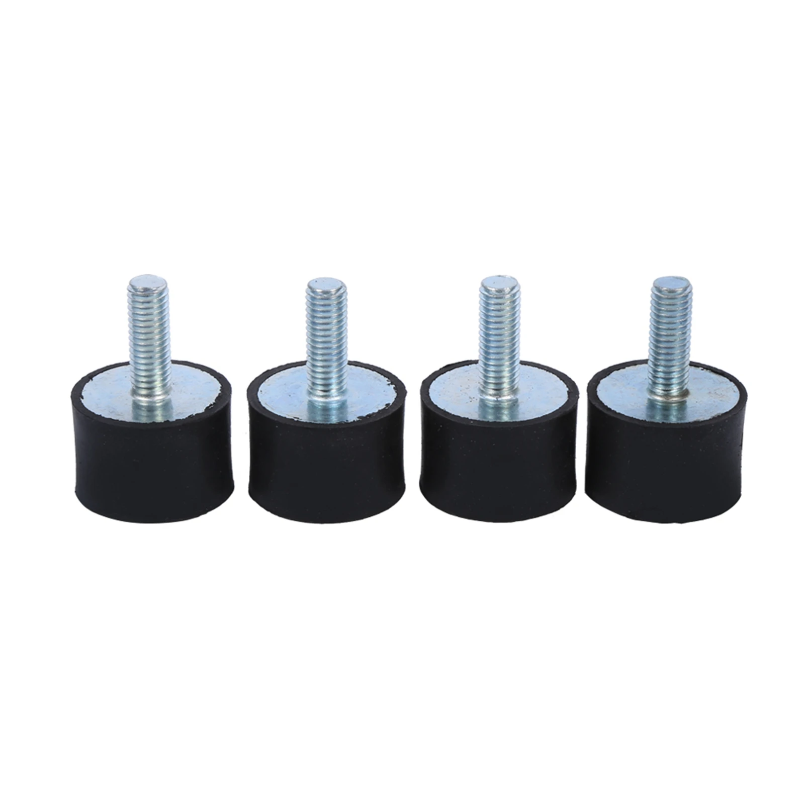 4Pcs M8 M6 Male To Female Thread Rubber Shock Absorber Crash Pad Damper Bobbin Mount Anti Vibration Isolator Auto Repair Tools