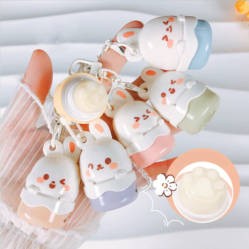 Little Cute Rabbit Baby Lip Balm Children Nourishing Moisturizing Anti-dry Crack Fade Lip Lines Lip Balm Autumn Winter Lip Care