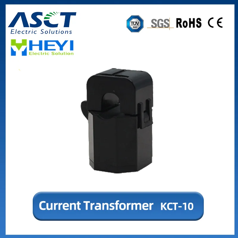 KCT-10 Hinged Split core current transformer 60A/20mA Clamp on CT high accuracy with smart grid Clip Type Current Transformer