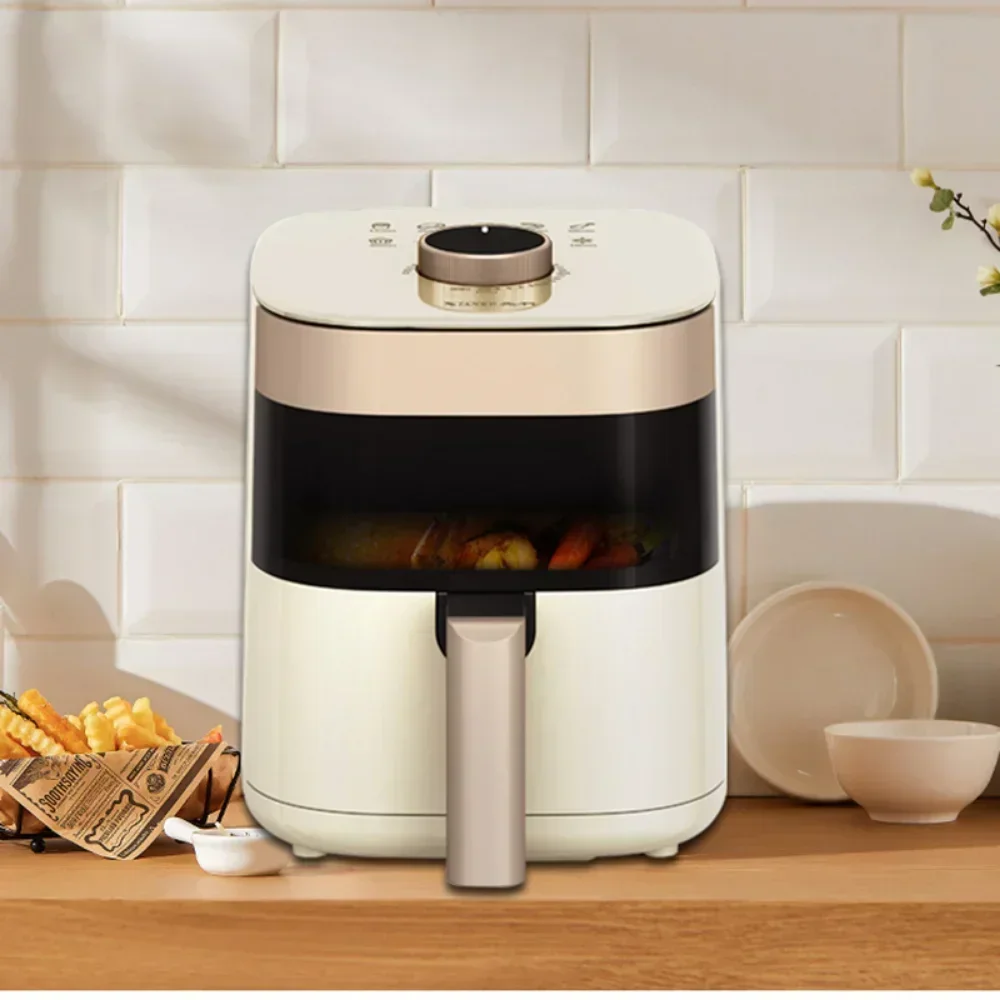 Smart Air Fryers 4.5L Large-capacity Household Multi-functional Smart Oil-free Smokeless Electric Oven AirFryers 220V fryer