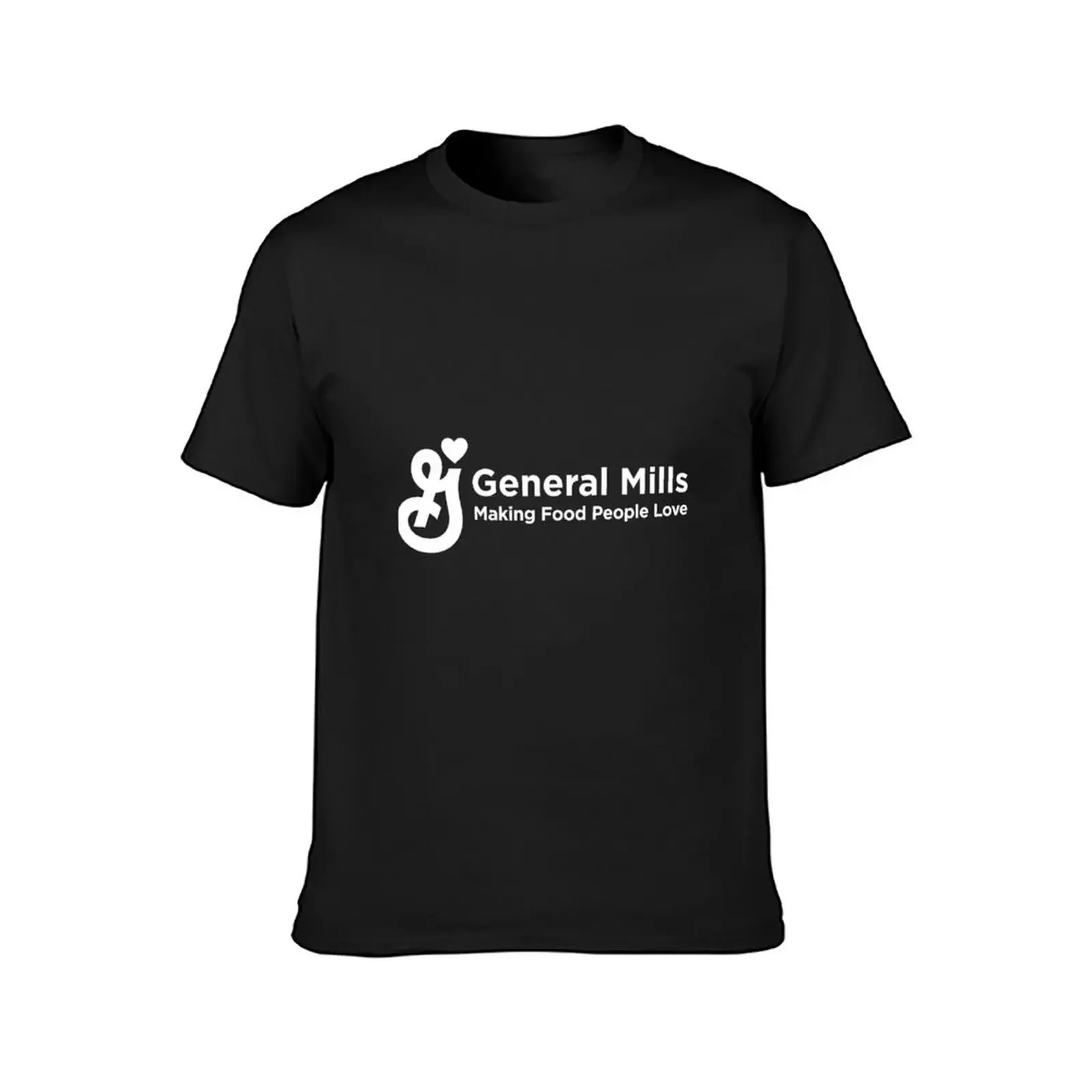 general mills corporate logo T-Shirt summer top Funny t-shirt mens workout shirts