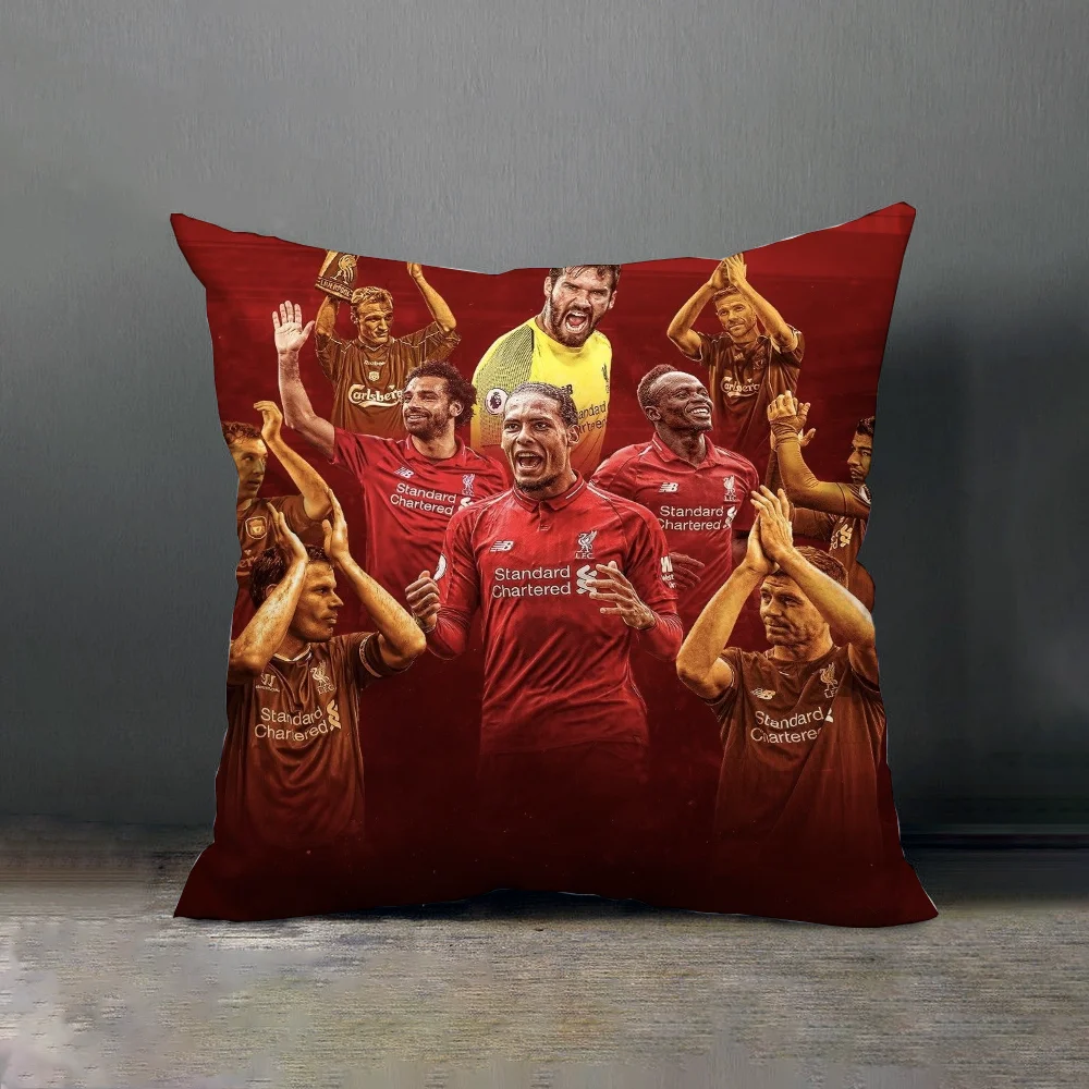 Liverpool Tokito Decorative Cushion Cover 45x45cm Bratz Fnaf Loona Throw Pillow Covers for Decorative Cushions Wuthering Waves