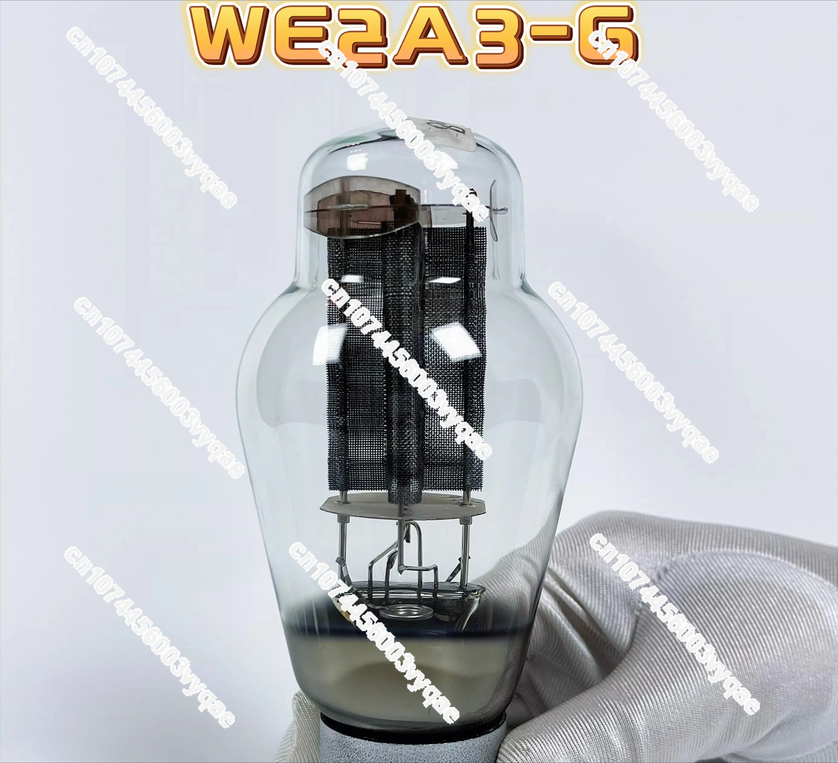 Suitable for gold tone rhenium 2A3C screen anode tube WE2A3-G upgraded version spring hook high frequency and beautiful