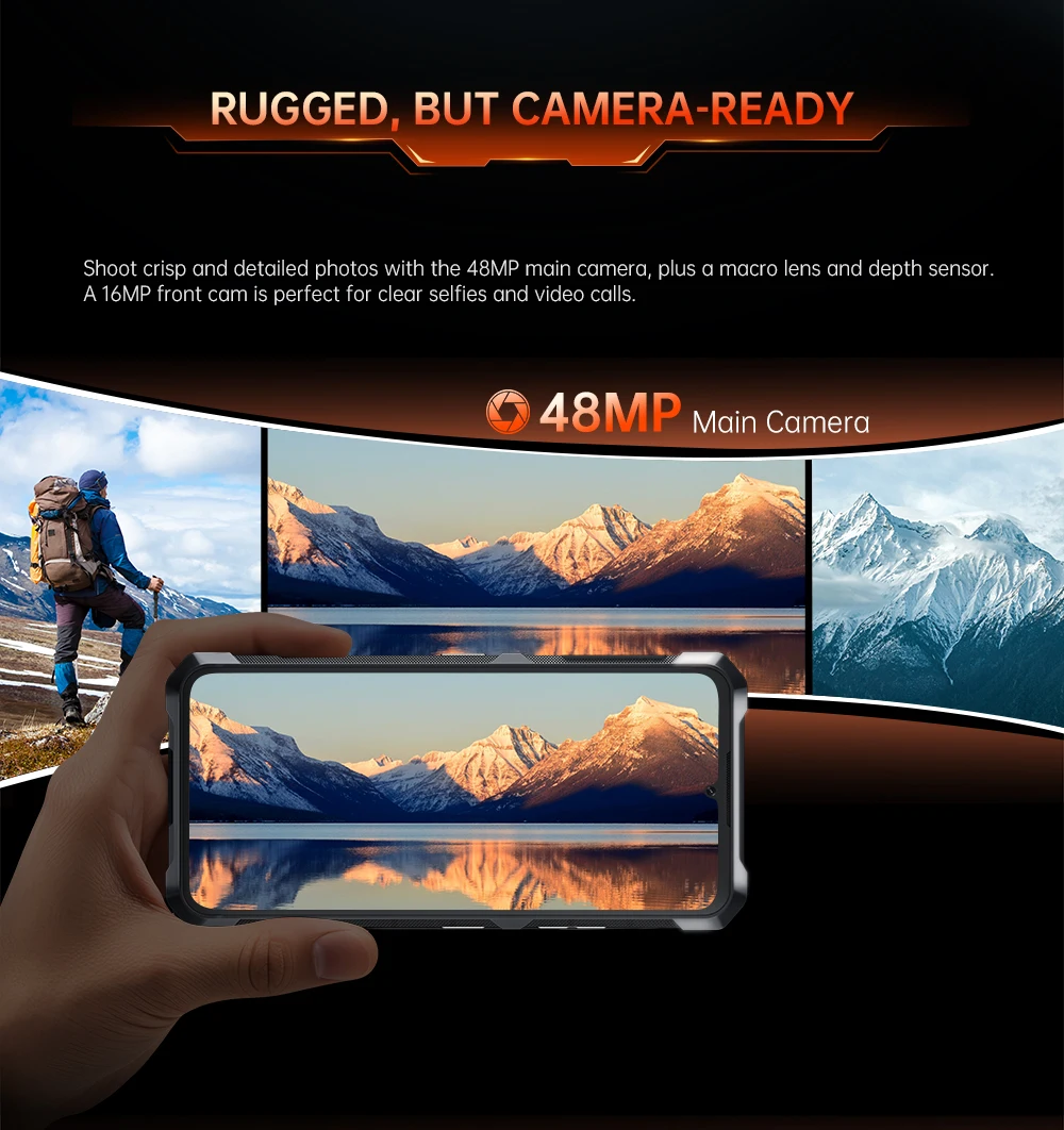 [Versand aus Polen] Cubot KingKong ES 3 Android 15 Robustes Smartphone 10200mAh 16GB(6+10)+256GB 6,745'' 4G Mobiltelefon NFC – Detail 10