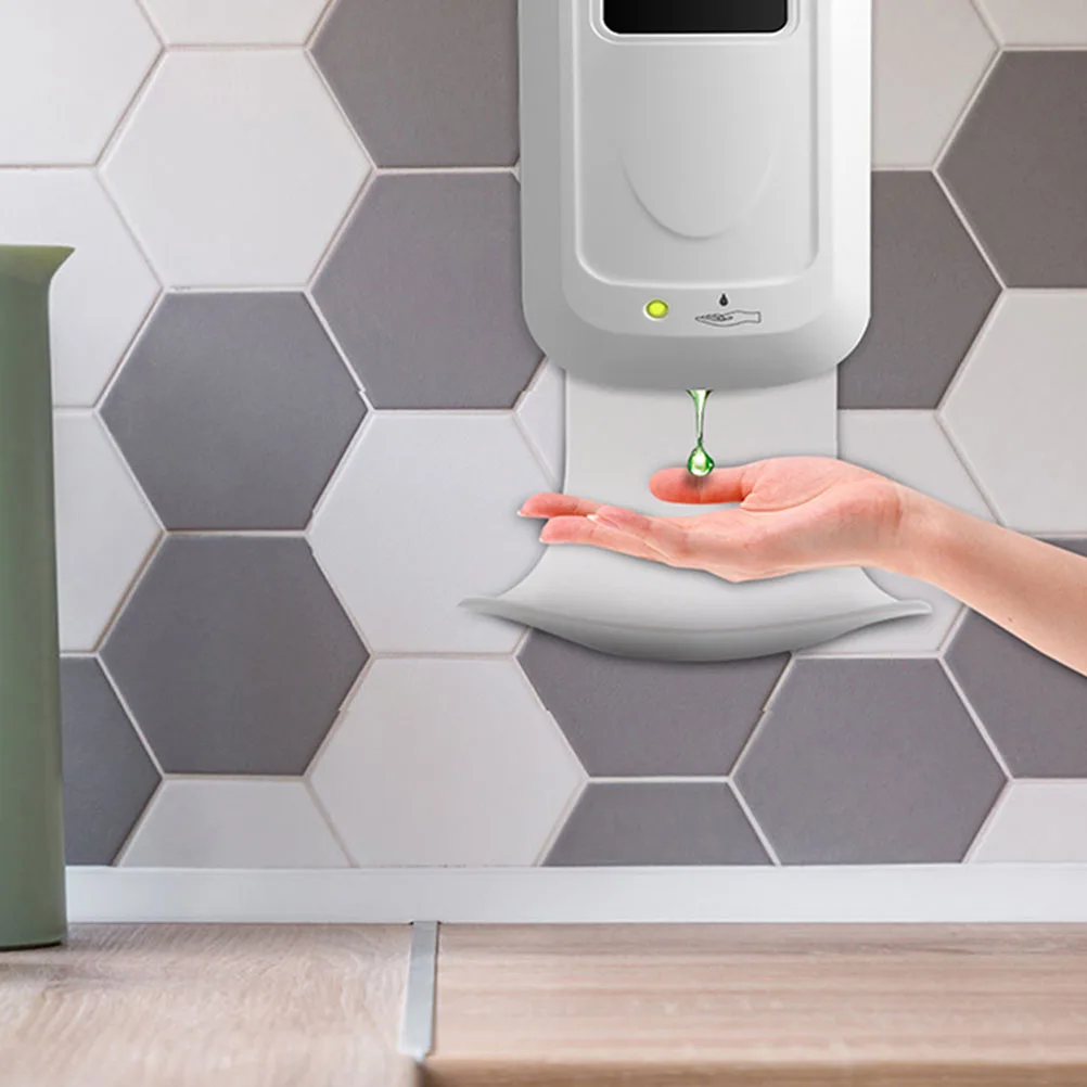 

2pcs Anti Leak Tray Soap Dispenser Drip Catcher ABS Plastic Wall Mounted Office Hotels Hospital Cleaning Supplies