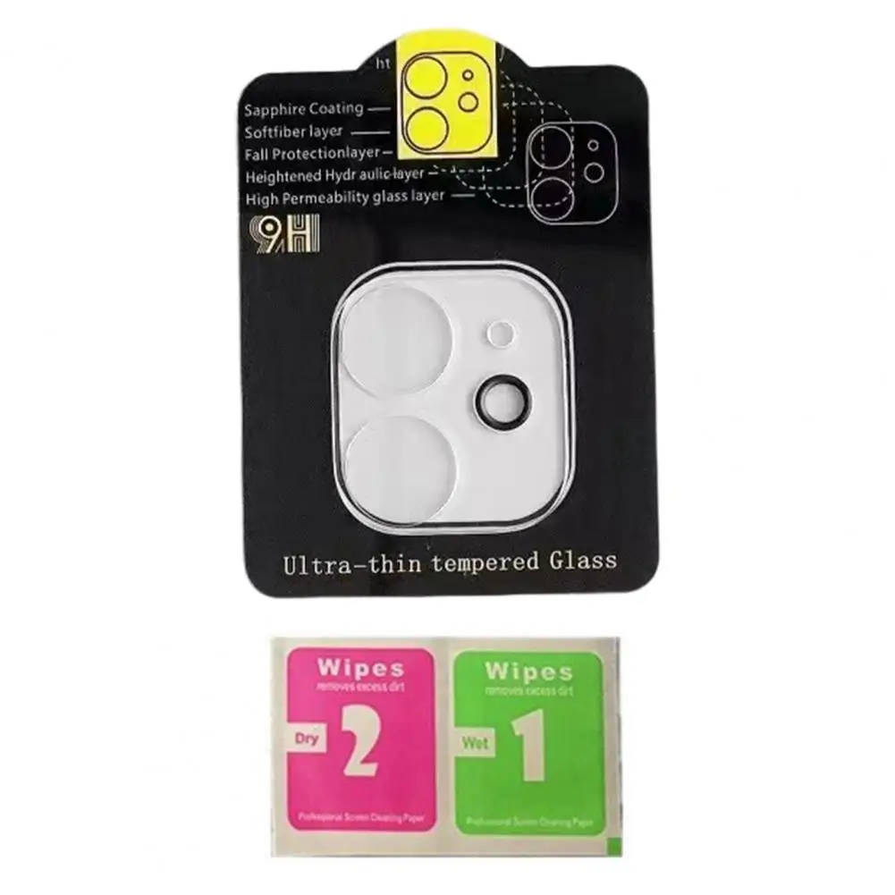 Película protectora de lente útil, accesorios para teléfono móvil, lente ligera resistente a impactos, Protector de lente de vidrio templado