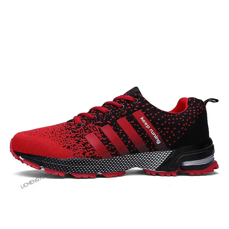 New Fashion Men Sports Shoes Trend Running Flat Casual Male Sneakers Breathable Leisure Non-slip Footwear Men Vulcanized Shoes