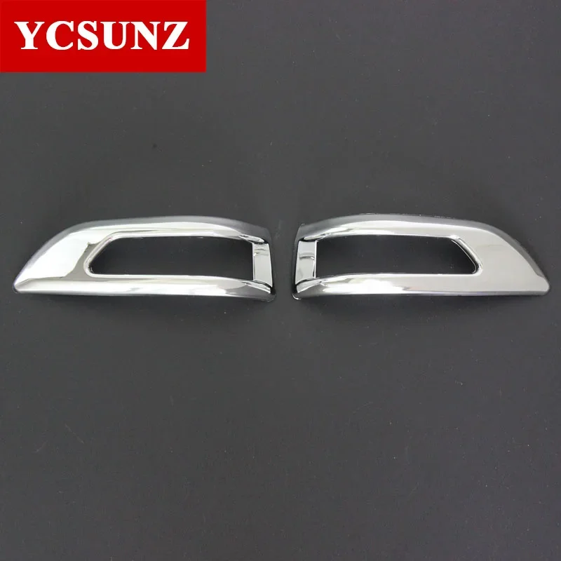 Chrome Side Door Mirror Rim Trim For Toyota Fortuner 2012 2013 2014 Mirror Decoration Car Accessories