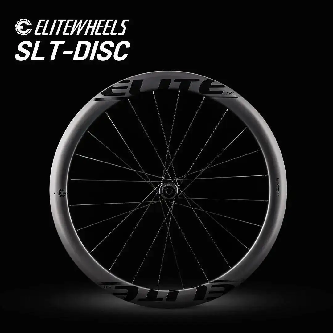 

ELITEWHEELS SLT Road Disc Carbon Wheelset Cyclocross Bicycle Wheels Pillar 1423 Spoke Cycling Ceramic Bearing Center Lock Hub