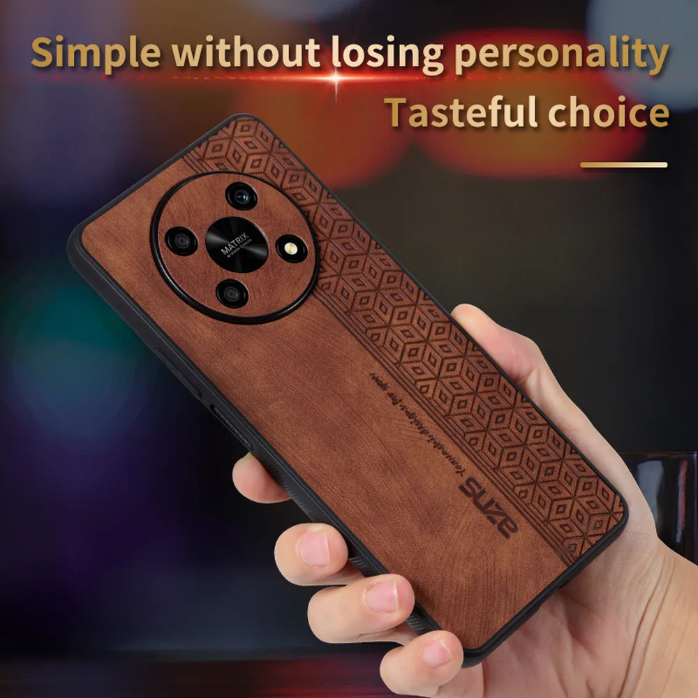 

Magic6 Ultimate 5G Luxury Case For Huawei Honor Magic 6 Pro 360 Protect Bumper Leather Back Cover Honor Magic6 5 4 Lite Funda