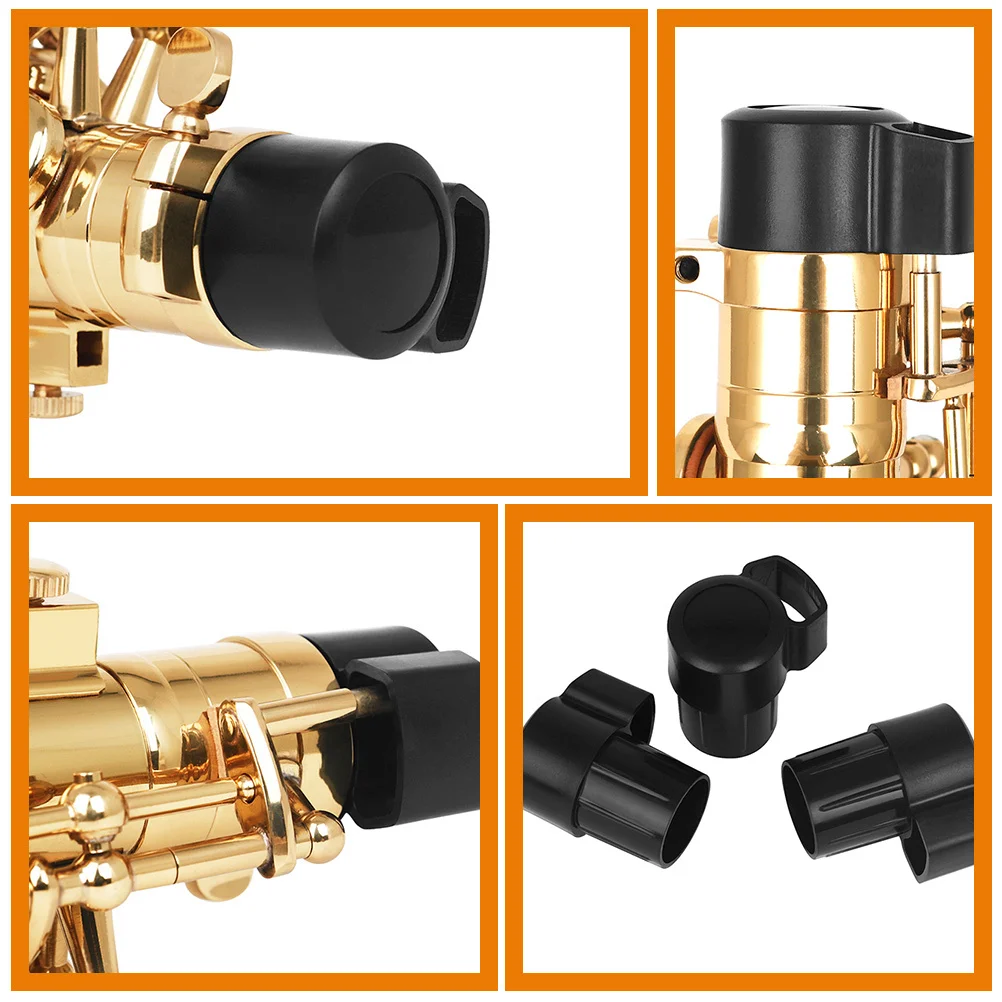 نهاية غطاء نهاية غطاء ل الساكسفون Abs الأوساخ واقية ل ألتو ساكس أداة الرياح أجزاء استبدال الملحقات