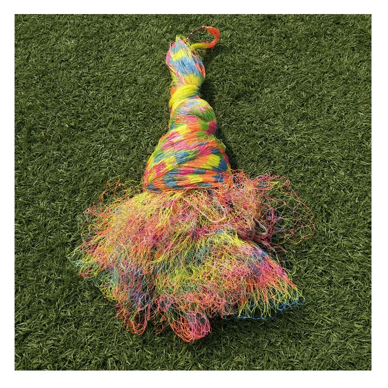 شبكات صيد بجيب منسوج يدويًا على الطراز الصيني عالي القوة، شبكات رمي يدوية مع ميزات شد عالية