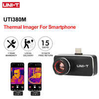 UNI-T Thermal Camera For Phone UTI380M UTI380MS 400x300 Pixels Thermal Imager IOS Android Manual Focus PCB Circuit Failure Test