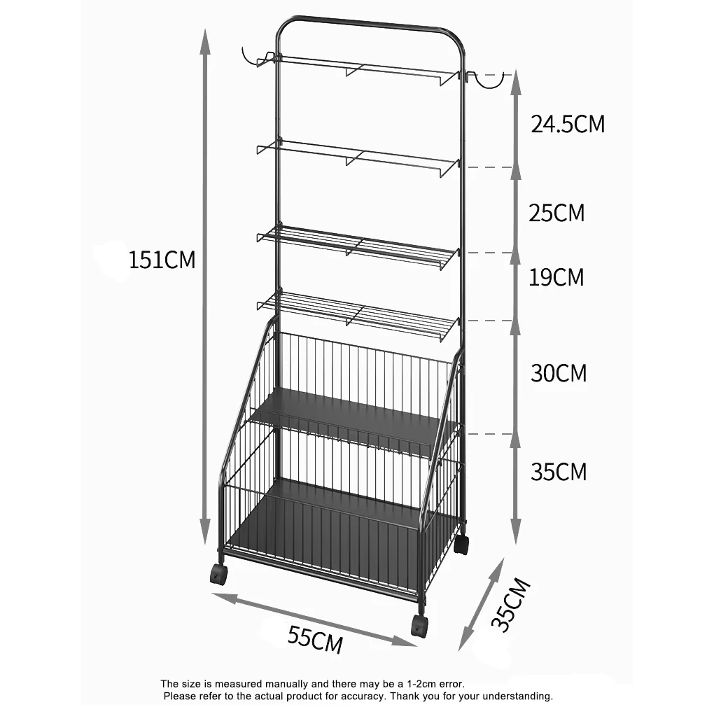 ตะกร้าเก็บของเล่นเด็ก ชั้นวางของโลหะสำหรับเก็บอุปกรณ์กีฬาต่างๆ เช่น บาสเก็ตบอล ชั้นวางของใช้ในบ้าน ชั้นวางจานชาม