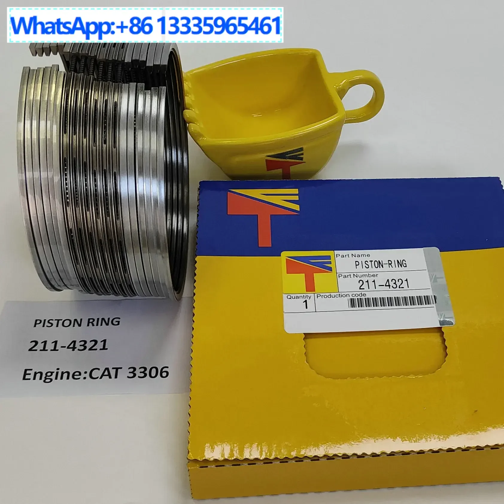 

Поршневые кольца 211-4321 с 6I0497 2W1707 2W1708 для деталей двигателя CAT3306