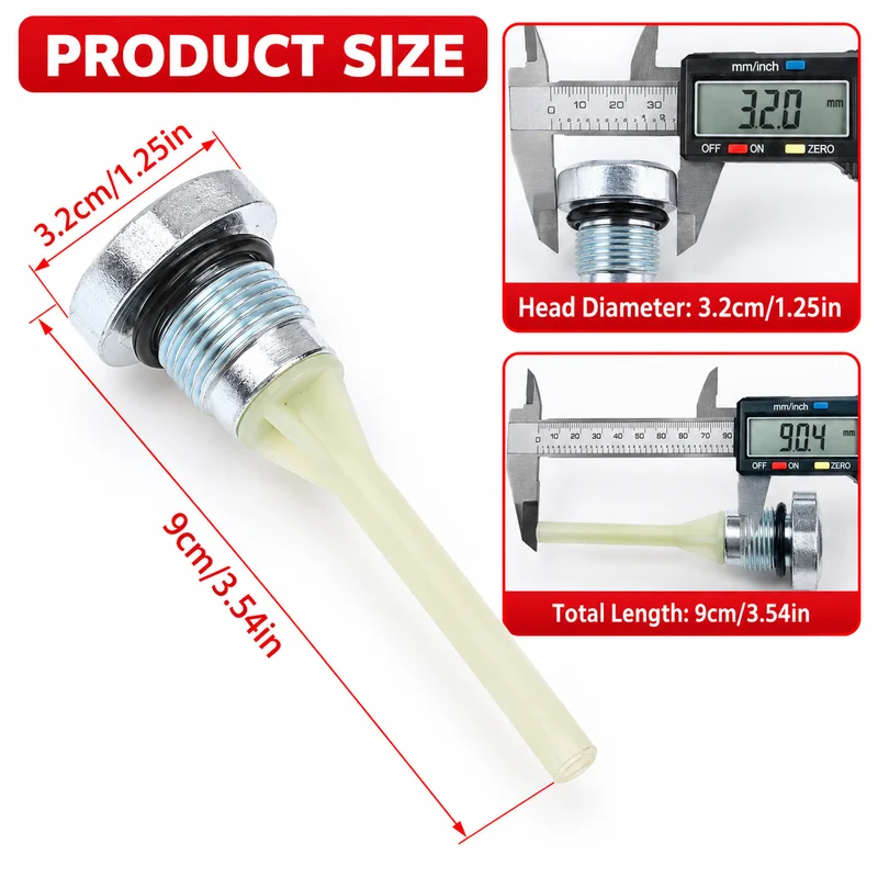 Korek spustowy oleju skrzyni biegów automatycznej dla 3008 308 408 508 / C4 C5 DS5, SKU: 9807979480 221347 — zdjęcie produktu 2