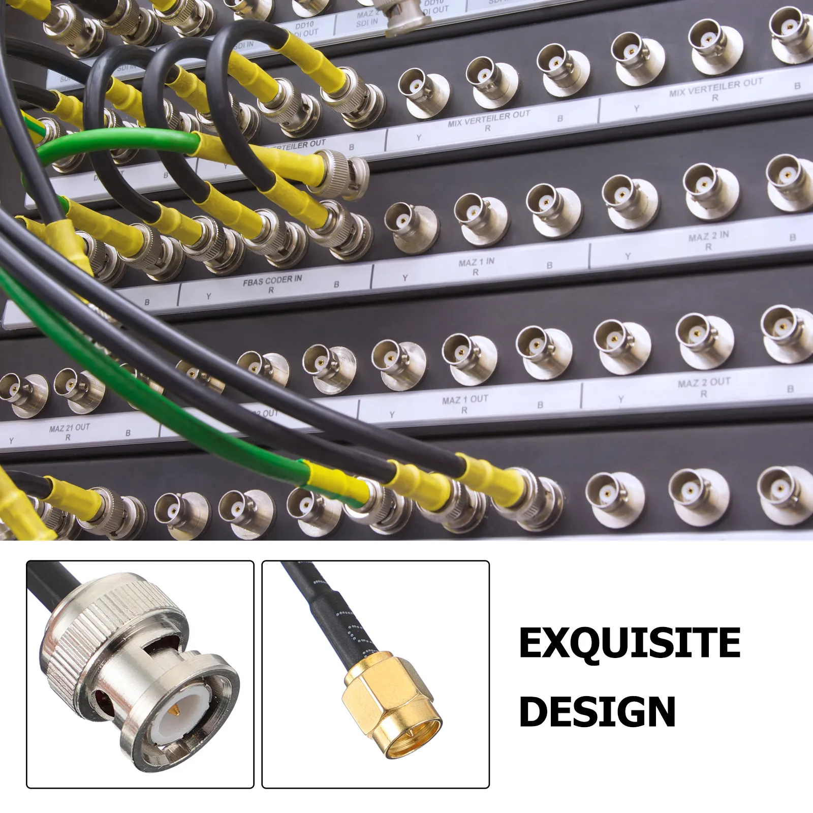 

Cable SMA to Antenna Connector Copper Adapter Long-lasting Corrosion-resistant Durable Coax Cable for Car