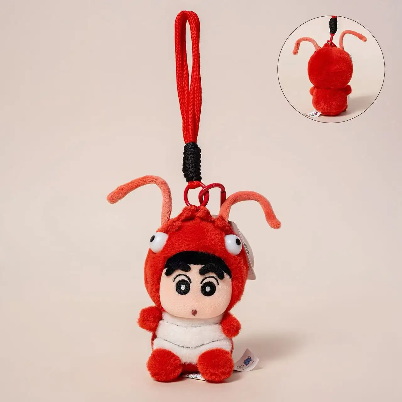 Miniso's dernier Crayon Shin chan sac à dos pendentif en peluche poupée dessin animé mignon cadeau d'anniversaire pour enfants poupée amusante