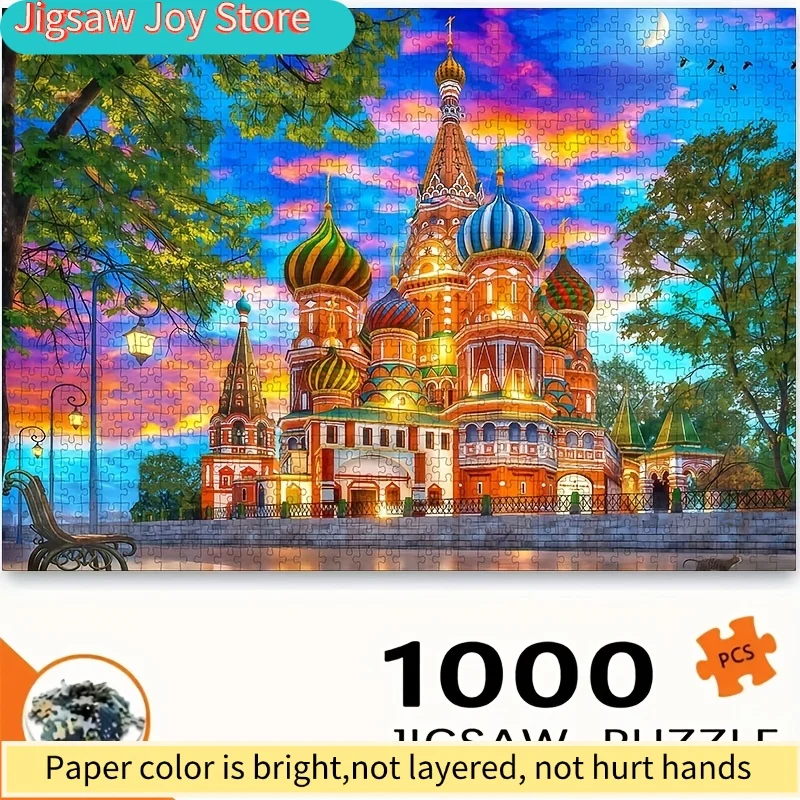 

Dream Castle, Paper Puzzle Creative Gift Game Puzzle for, Holiday Gift Toy, Creative Puzzle Game, Large Spatial Cognition Tra