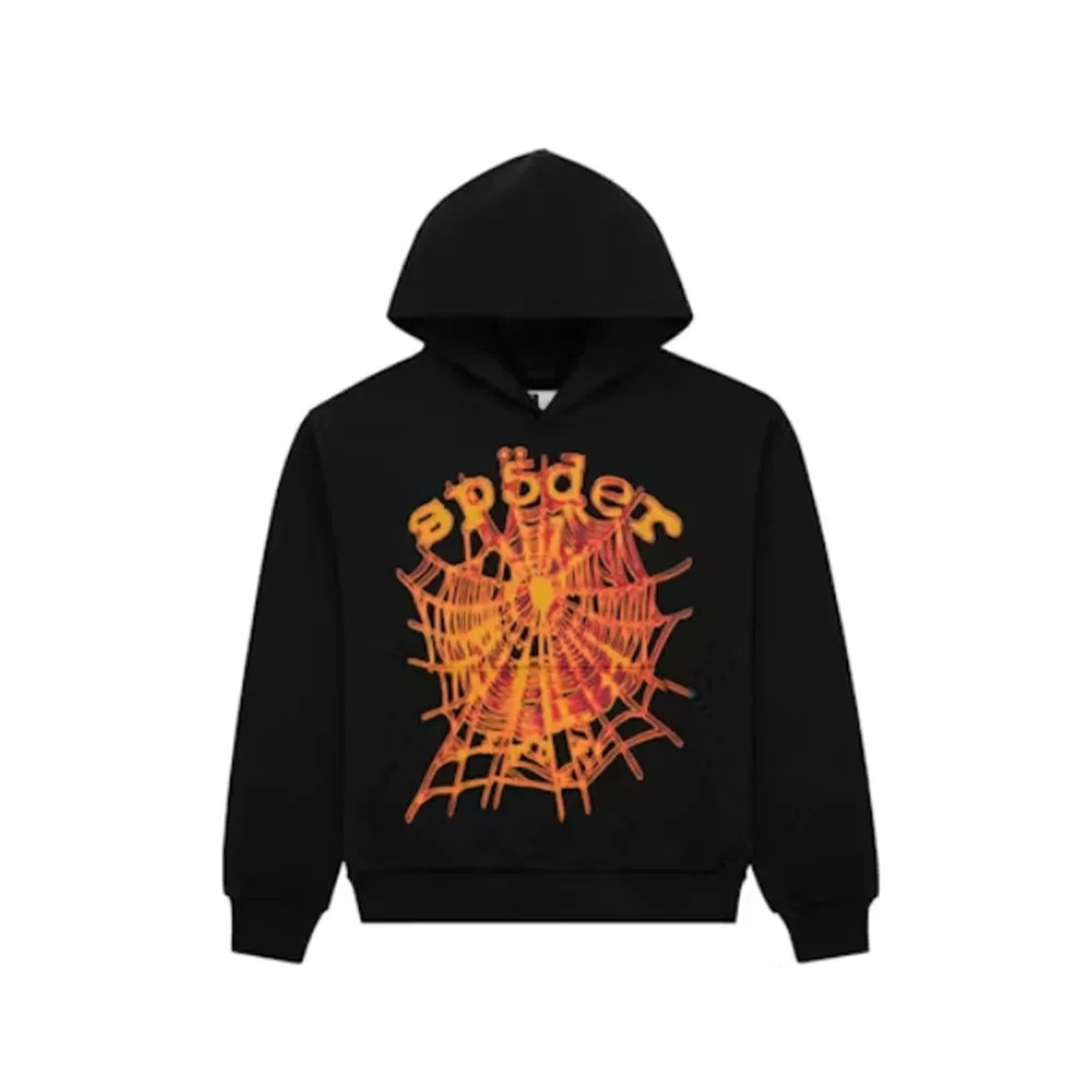 

Мужская толстовка OG Web V2 Fce, повседневная, с длинными рукавами, термоизоляционная, с принтом «Паутина», из хлопковой ткани, уличный стиль, свитшот