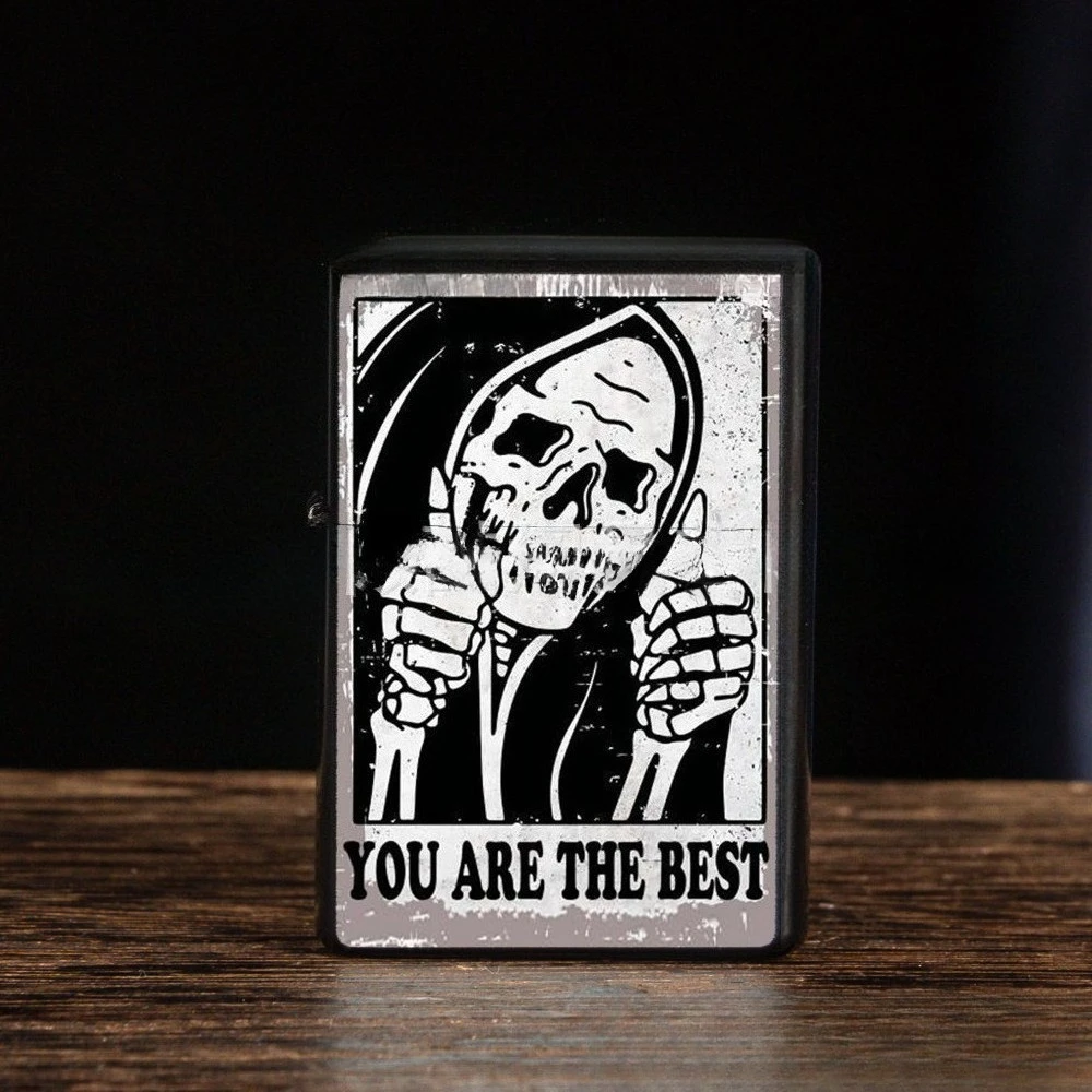 NEW Classic Grinding Wheel Fuel Lighter, Creative Fuel Lighter, Cigarette Accessories, Men's Gift - Image 3