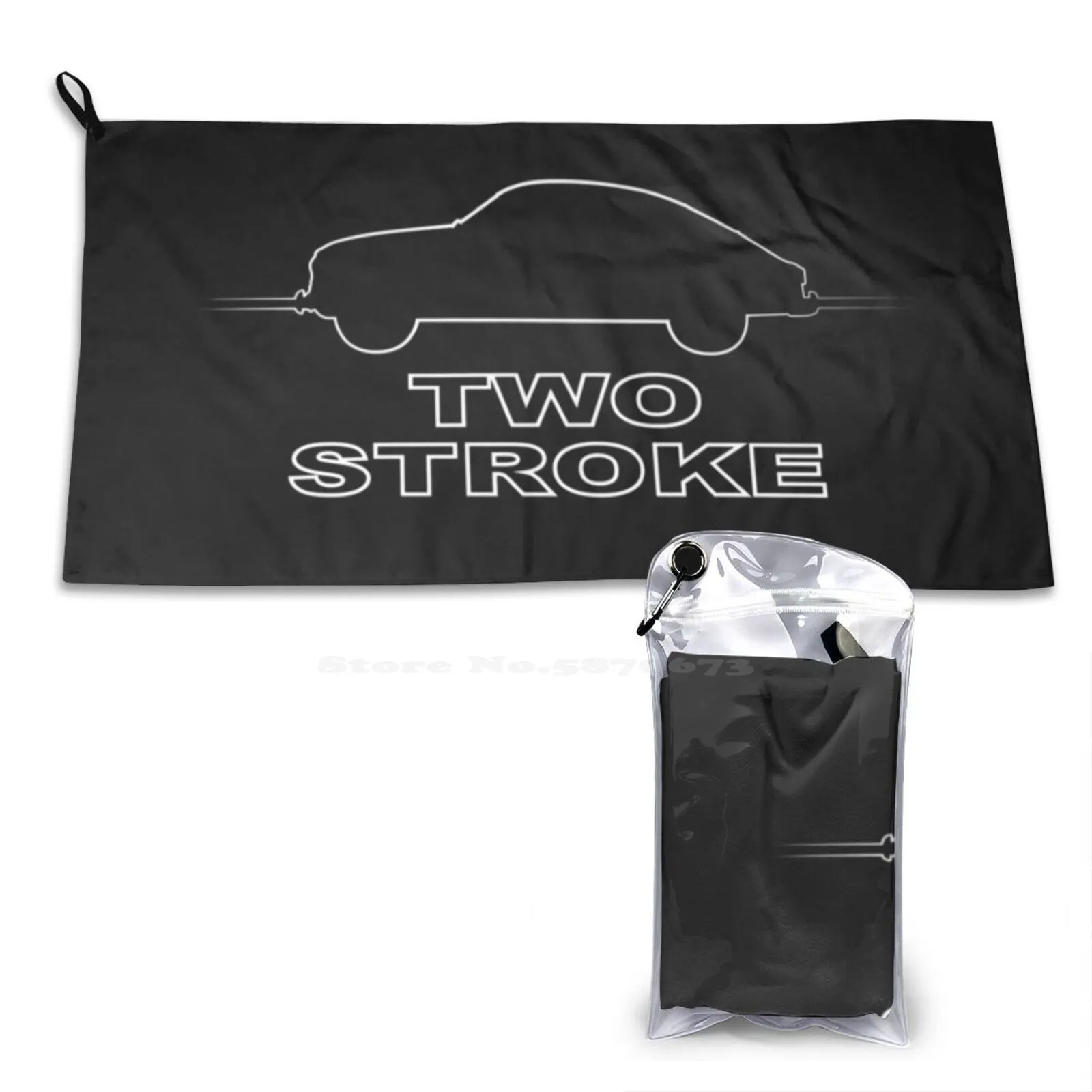 Two Stroke Saab 96 Print Washcloth Soft Towel Saab 96 Two The Strokes Rally Automotive Car