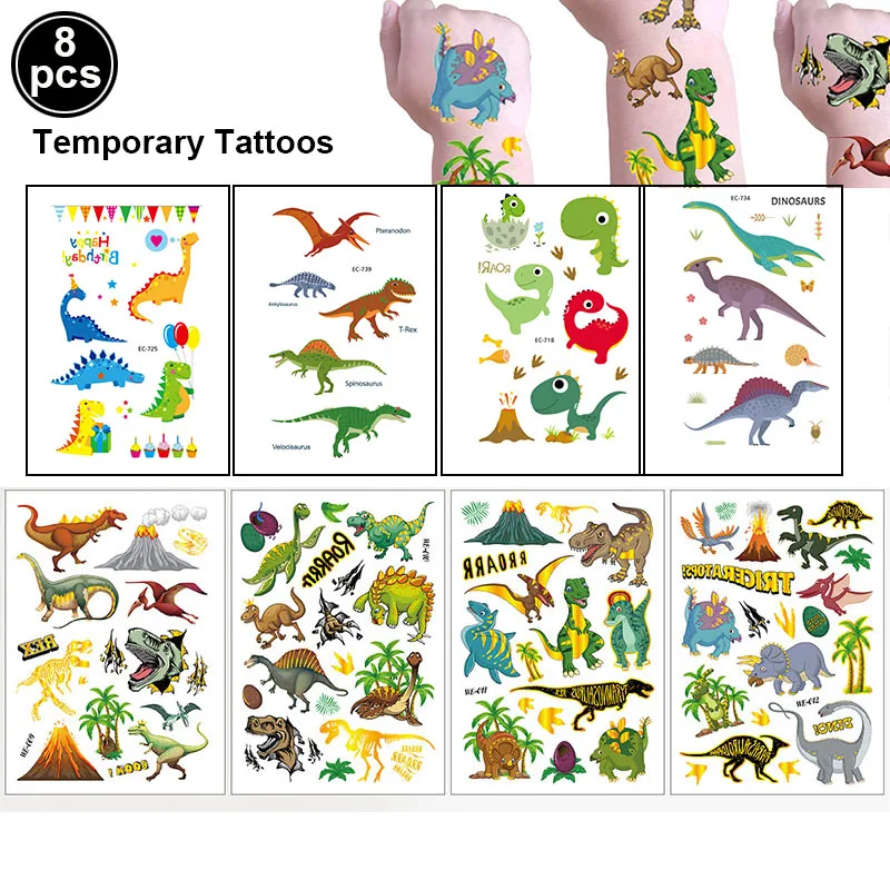 Pack De 20 Pulseras De Dinosaurio Para Niños – Pulseras De Amistad Con Diseños De Dinosaurios Y Cierre De Golpe