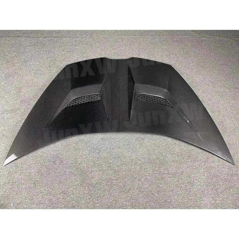 Carbon Fiber FRP Front Engine Hood Cover Decoration fit for Lamborghini Huracan LP580 LP610 2014-2018 Car Bonnet Accessories