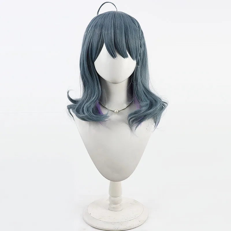 Virtual YouTube Vtuber Toru Koshimizu Cosplay Wig Halloween Carnival Party Props Synthetic Hair Heat Resistant Fiber + Wig Cap