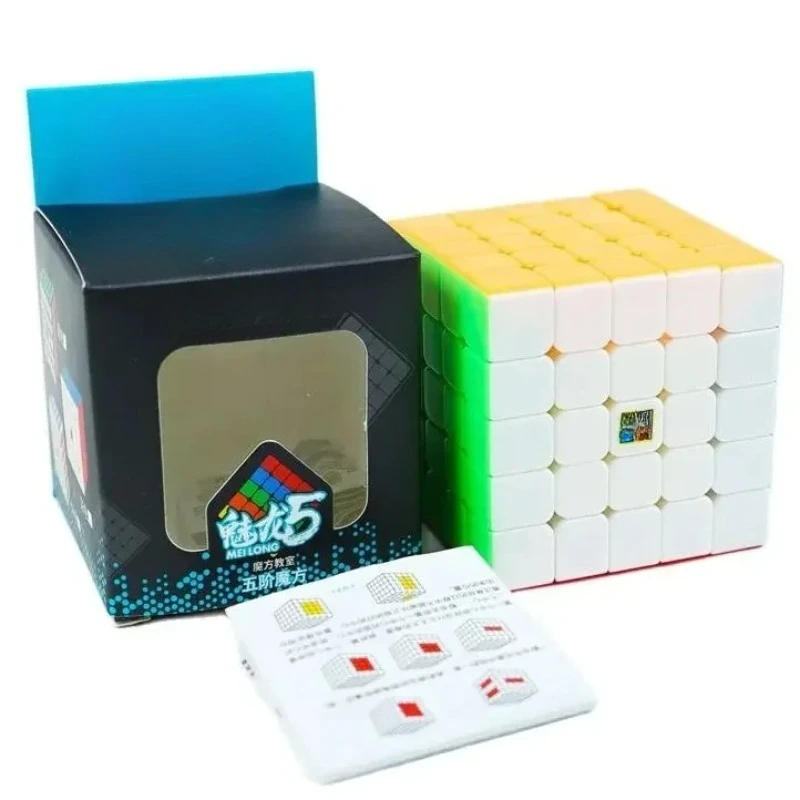Cubo mágico 5x5x5 quebra-cabeça velocidade profissional jogo infantil brinquedo de quebra-cabeça