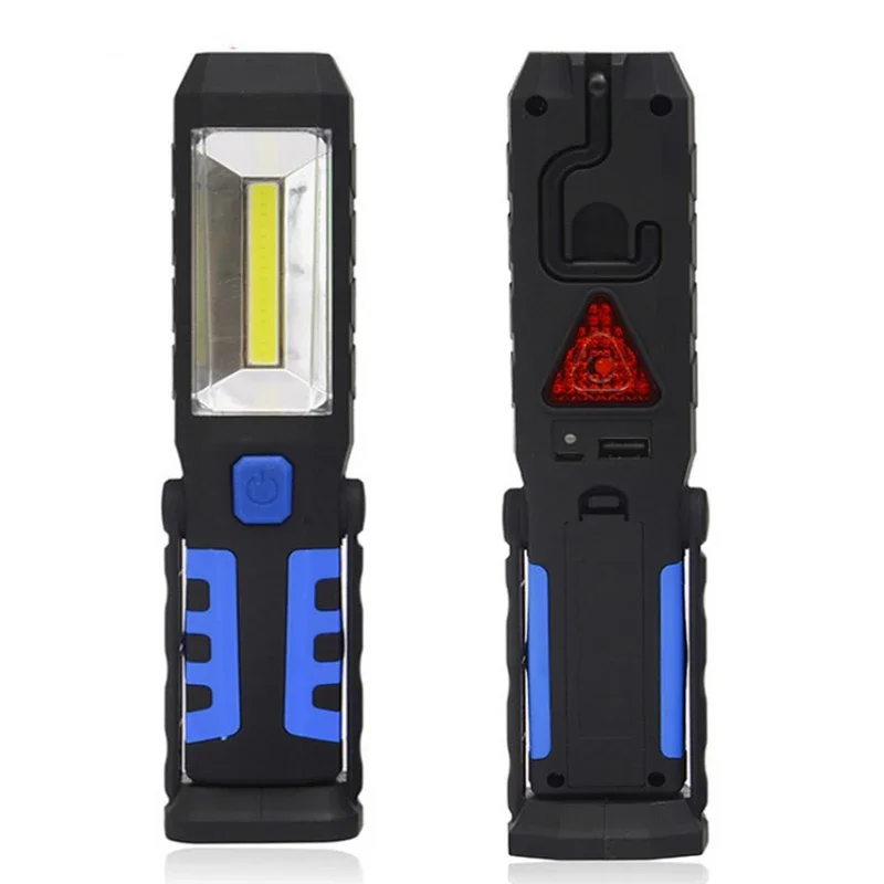 

LED Flashlight Work Light Hand Inspection Lamp COB Side Light USB Rechargeable Light Camping Lantern Tent Fishing Lamp