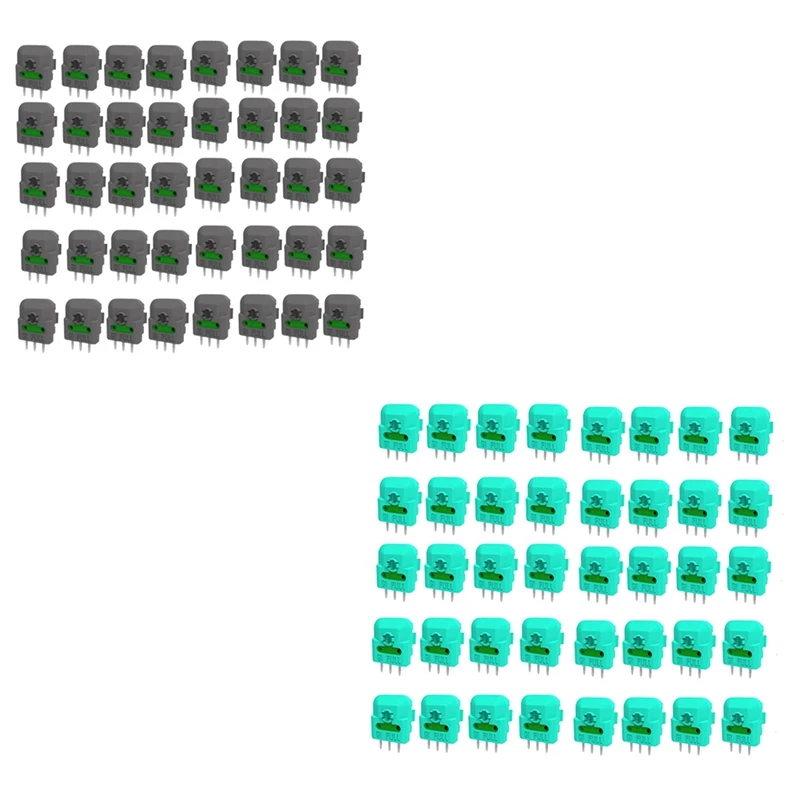 

40PCS Hall Joystick Potentiometer Sensor Module For Controller Hall Joystick Universal Axis Resistor Micro-Switch