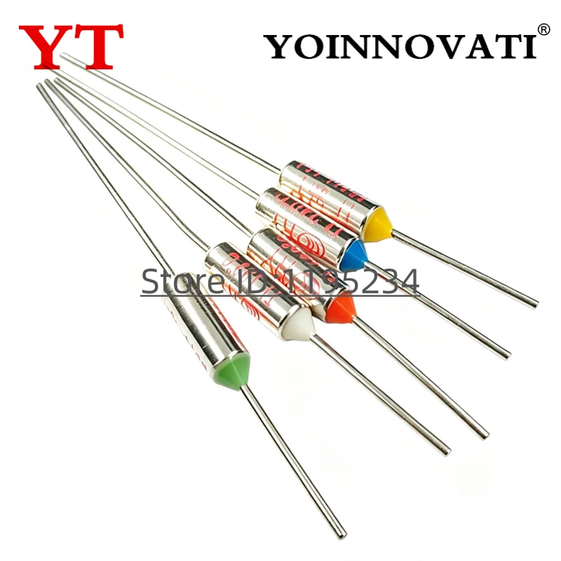 5pcs TF Thermal Fuse RY 10A 250V Temperature Control Thermostat Switch 65-285 73 85 133 142 152 172 185 192 216 227 240 C Degree